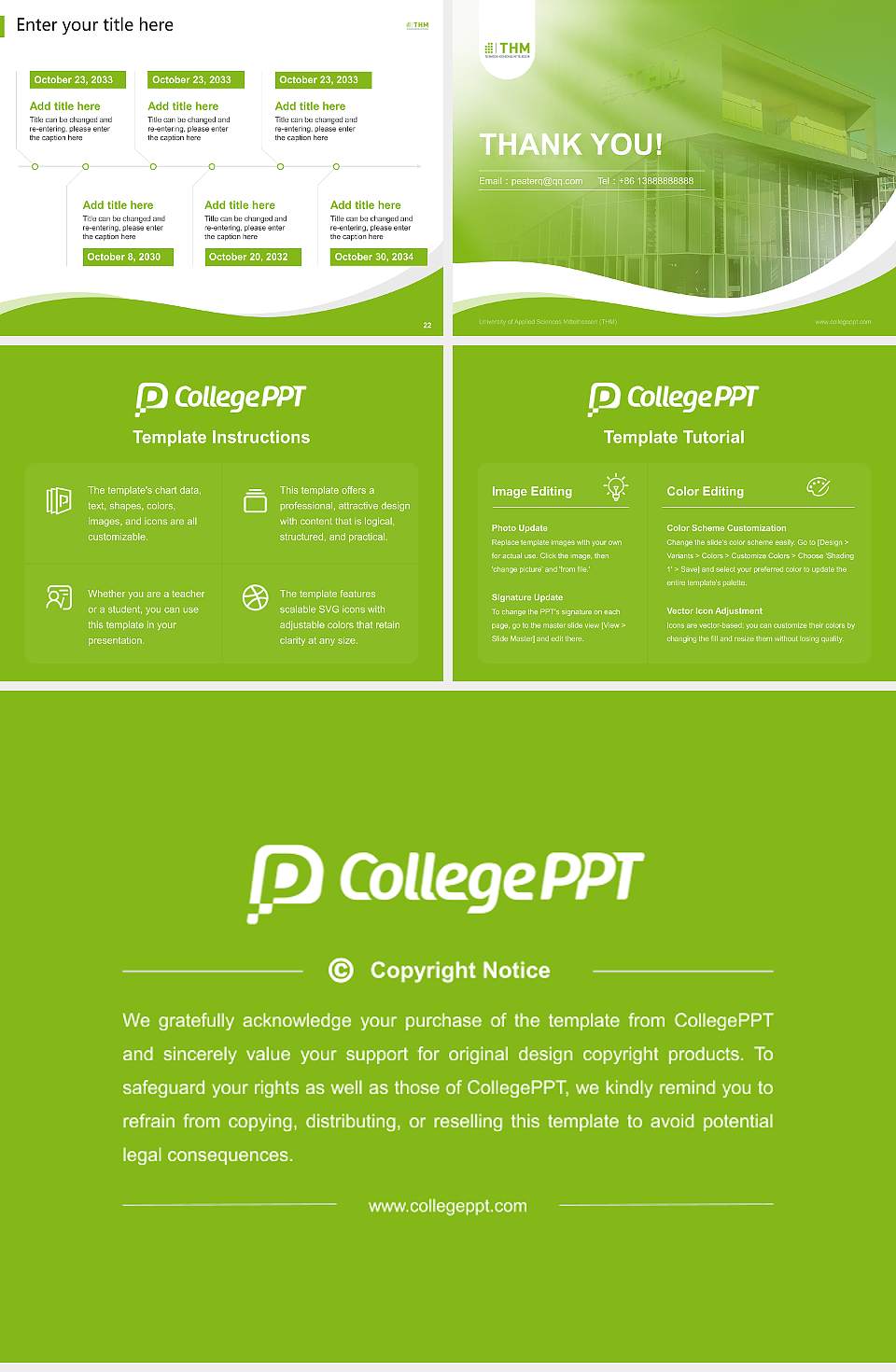 University of Applied Sciences Mittelhessen (THM) Lecture Sharing and Networking Event PPT Template4:3 ratio PPT effect preview image4