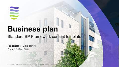 Rheinische University of Applied Sciences Cologne Competition/Entrepreneurship Contest PPT Template