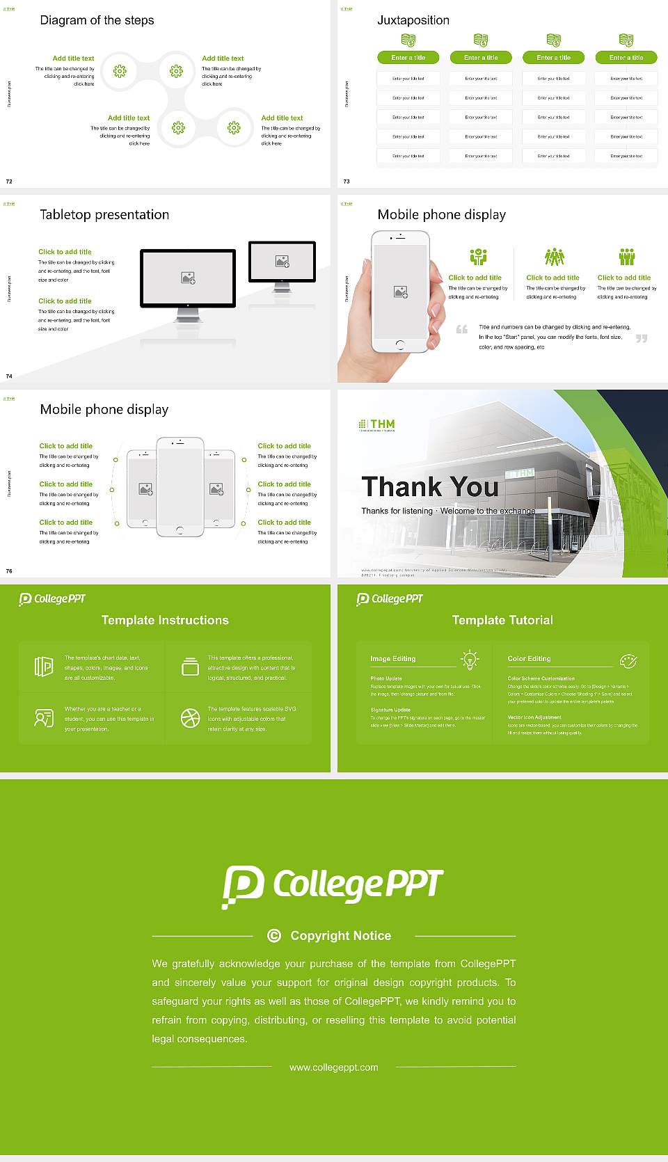 University of Applied Sciences Mittelhessen (THM) – Friedberg campus Competition/Entrepreneurship Contest PPT Template16:9 ratio PPT effect preview image9