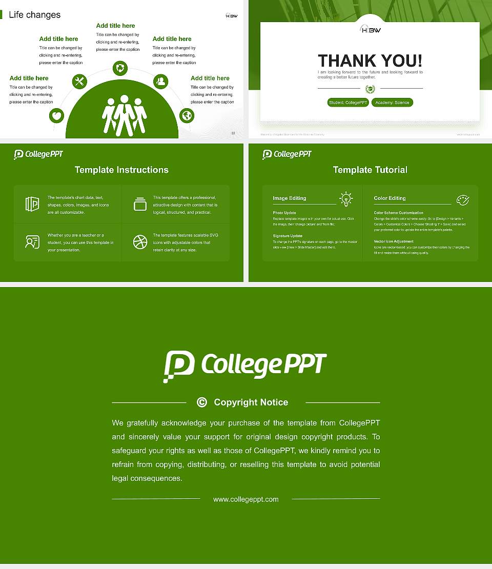 University of Applied Sciences for the Bavarian Economy National Scholarship Defense PPT Template16:9 ratio PPT effect preview image4