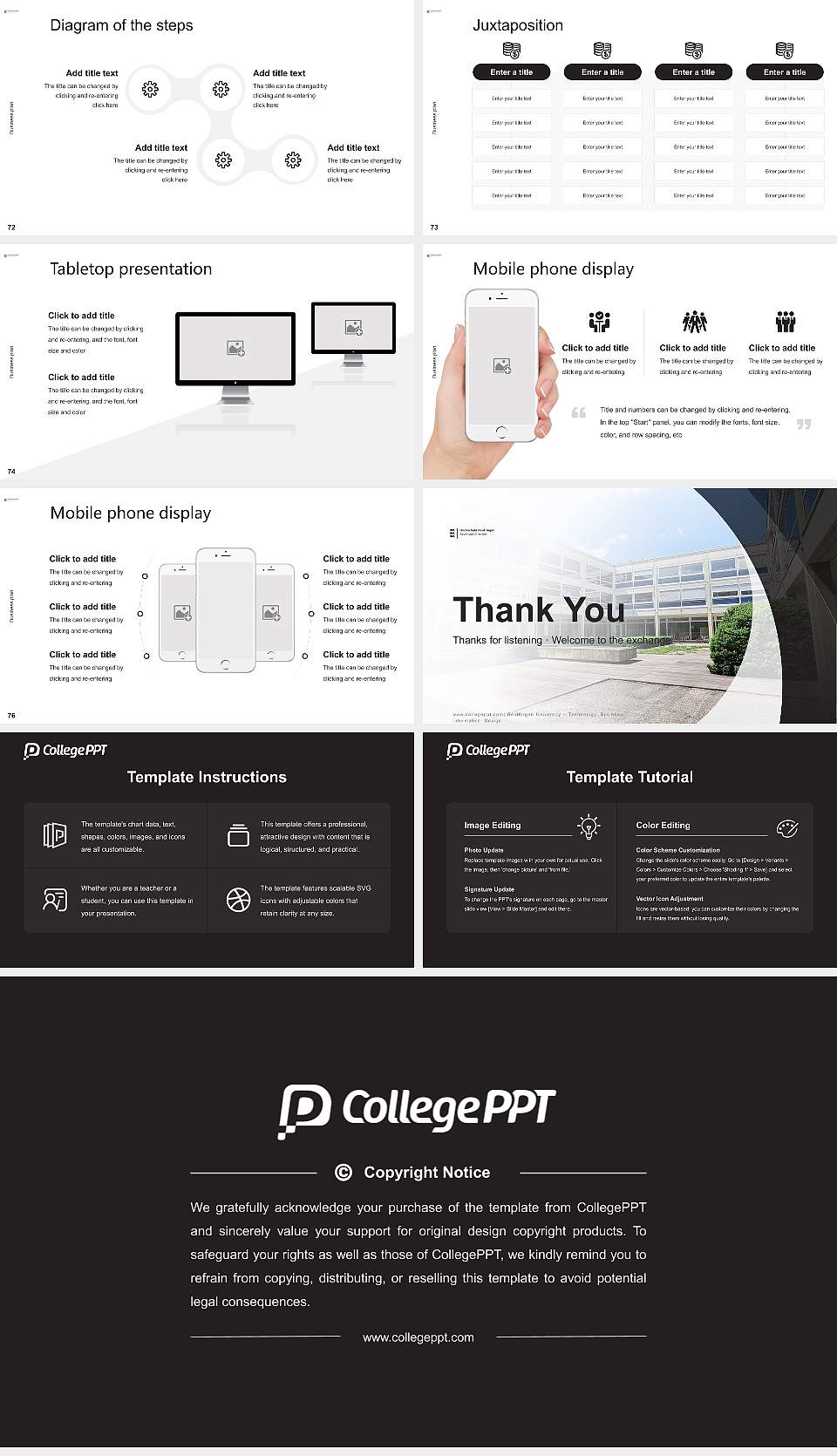 Reutlingen University – Technology, Business, Informatics, Design Competition/Entrepreneurship Contest PPT Template16:9 ratio PPT effect preview image9