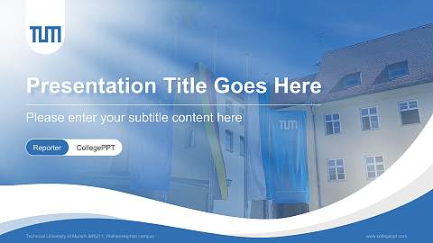 Technical University of Munich – Weihenstephan campus Lecture Sharing and Networking Event PPT Template