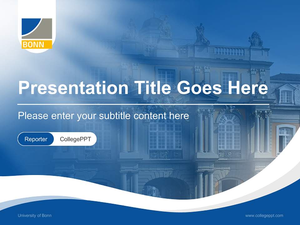 University of Bonn Lecture Sharing and Networking Event PPT Template4:3 ratio PPT effect preview image4