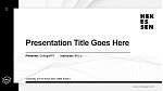 University of Fine Arts Essen (HBK Essen) Thesis Proposal/Graduation Defense PPT Template