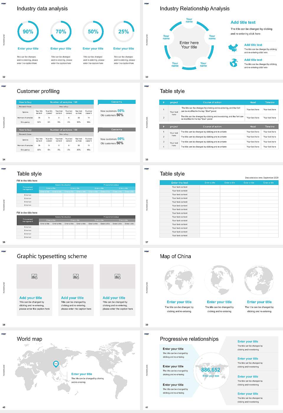 University of Applied Sciences for Business – Mettmann campus Competition/Entrepreneurship Contest PPT Template16:9 ratio PPT effect preview image5