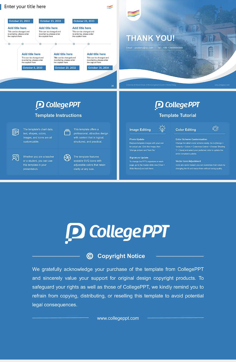 University of Church Music of the Evangelical Church in Württemberg Lecture Sharing and Networking Event PPT Template4:3 ratio PPT effect preview image4
