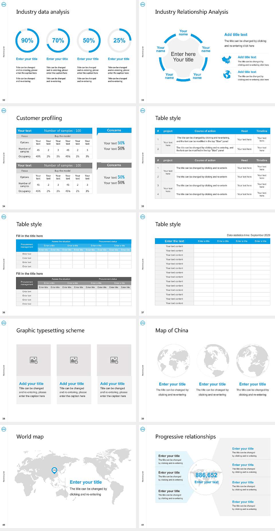 Ruhr West University of Applied Sciences Competition/Entrepreneurship Contest PPT Template4:3 ratio PPT effect preview image5