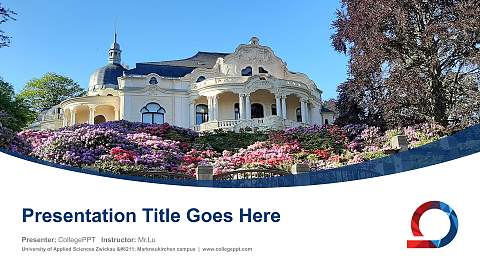 University of Applied Sciences Zwickau – Markneukirchen campus Course/Courseware Creation PPT Template