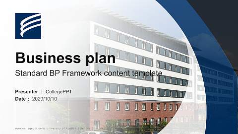 University of Applied Sciences Schmalkalden Competition/Entrepreneurship Contest PPT Template