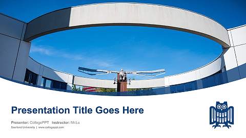 Saarland University Course/Courseware Creation PPT Template