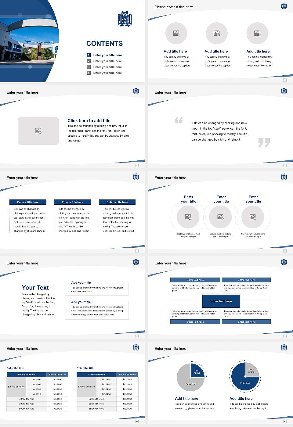 Saarland University Course/Courseware Creation PPT Template16:9 ratio PPT effect preview image2