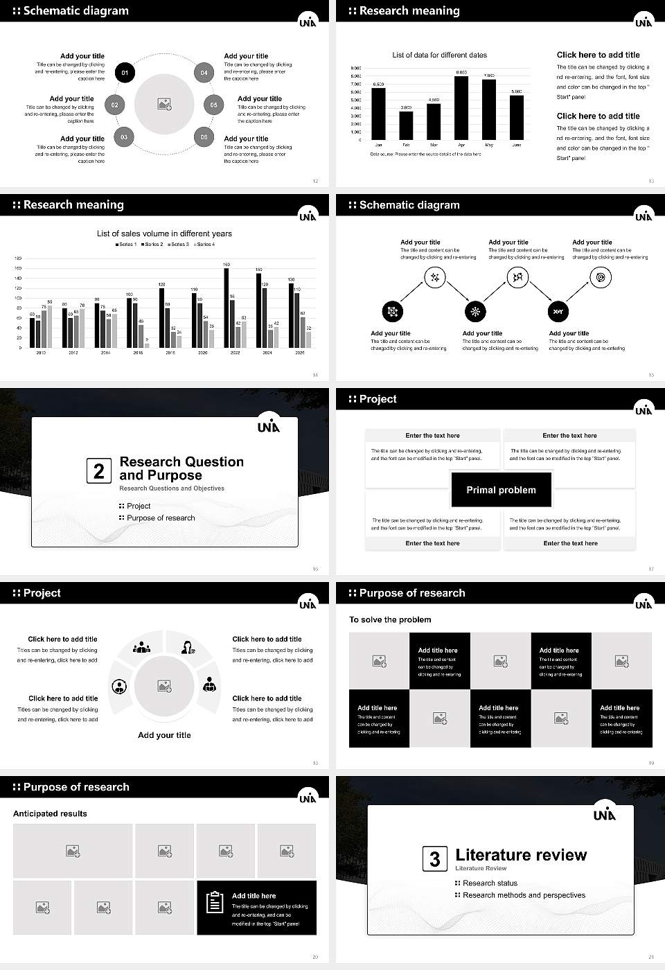 University of Augsburg Graduation Thesis Defense PPT Template16:9 ratio PPT effect preview image3