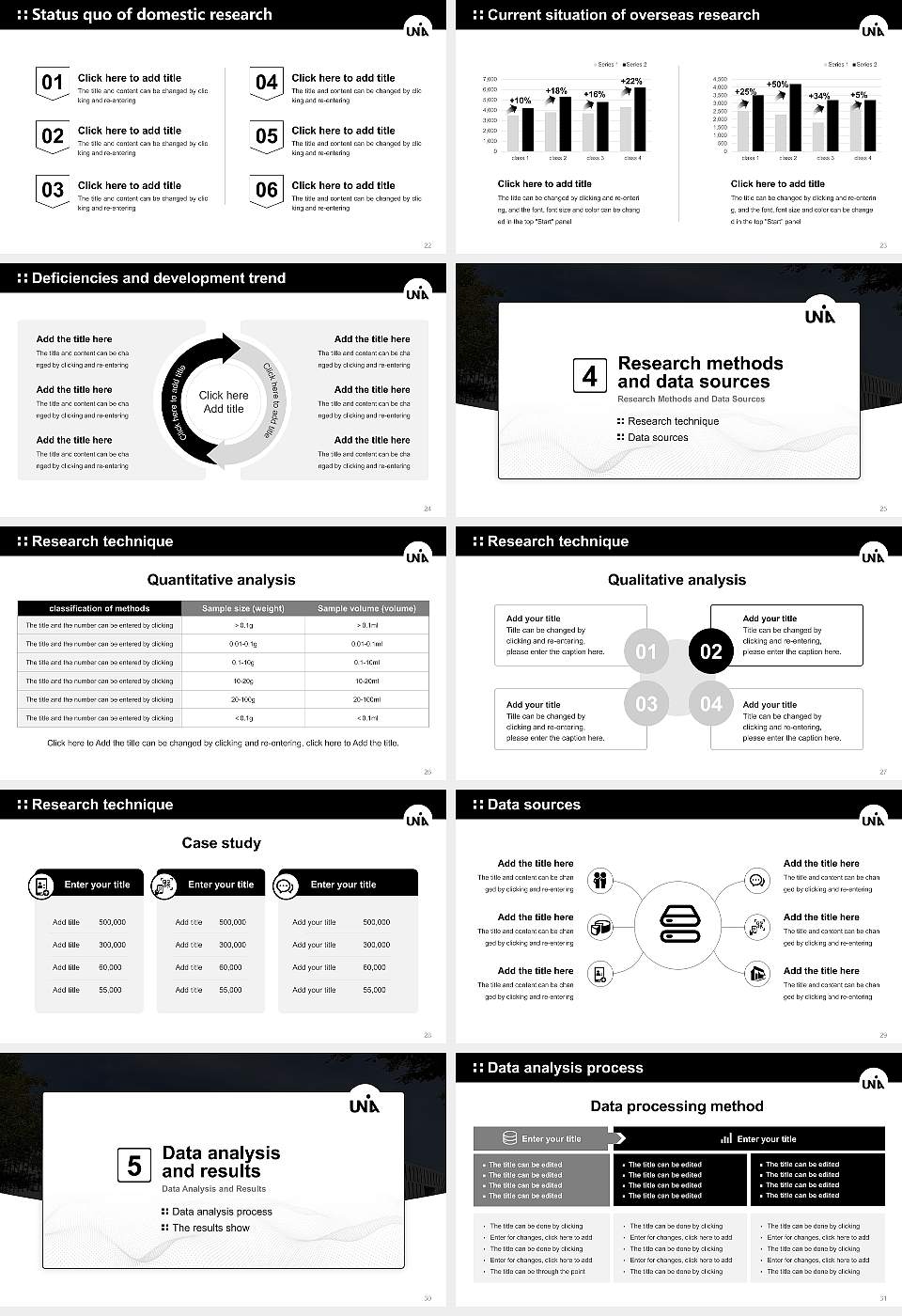 University of Augsburg Graduation Thesis Defense PPT Template16:9 ratio PPT effect preview image4