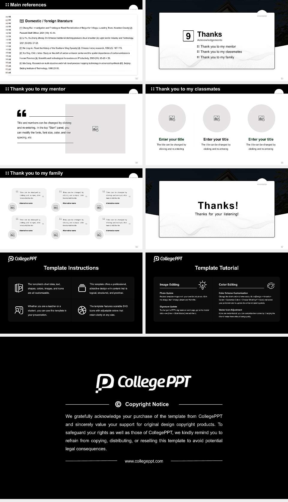 Städelschule Academy of Fine Arts Graduation Thesis Defense PPT Template16:9 ratio PPT effect preview image7