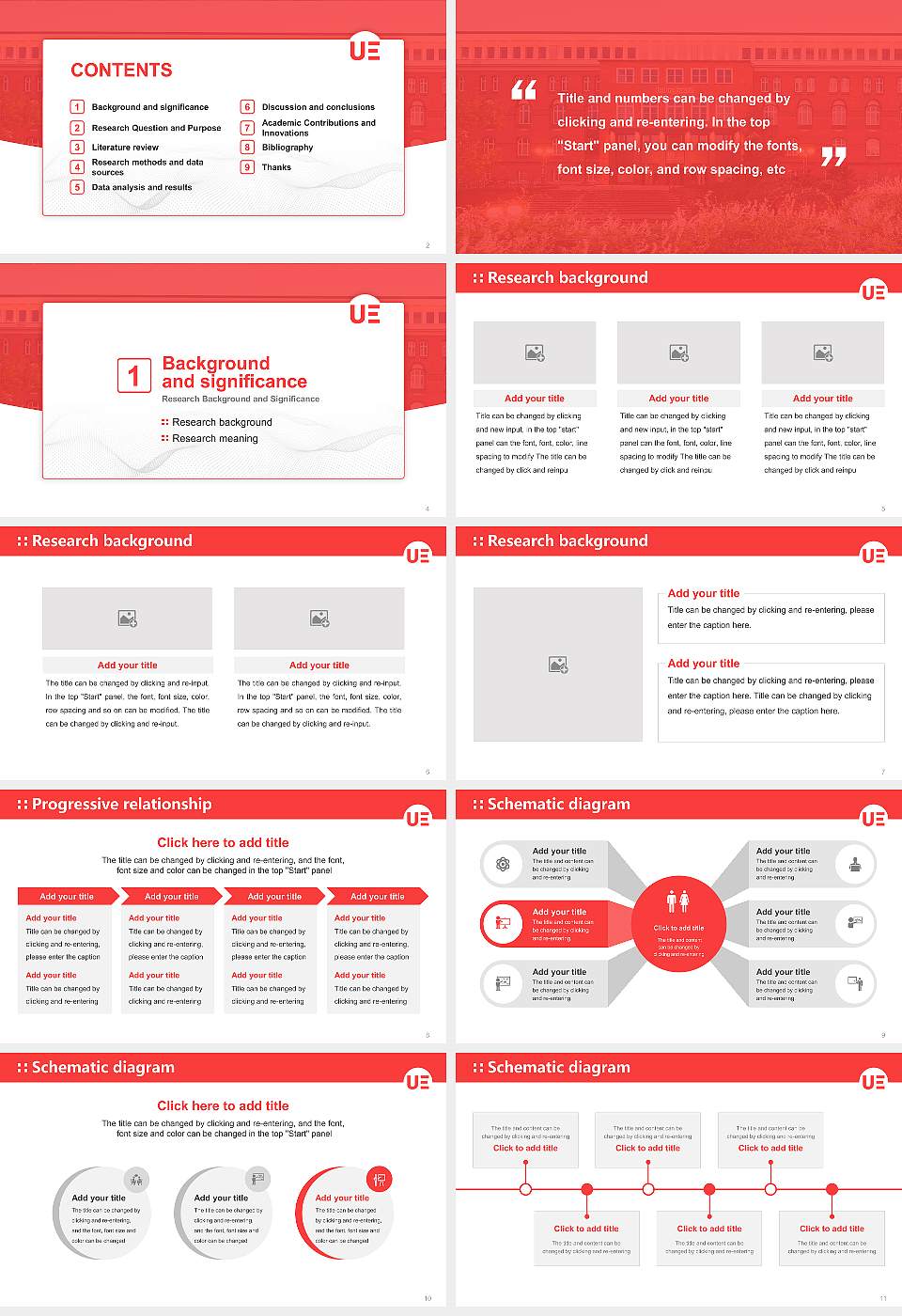 University of Europe for Applied Sciences – Hamburg campus Graduation Thesis Defense PPT Template16:9 ratio PPT effect preview image2