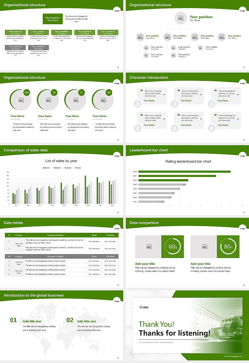 University of Applied Sciences for the Bavarian Economy Academic Presentation/Research Findings Report PPT Template16:9 ratio PPT effect preview image4