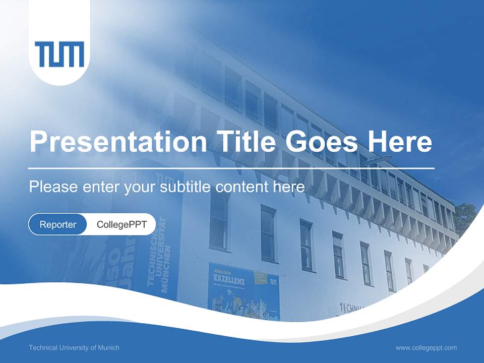 Technical University of Munich Lecture Sharing and Networking Event PPT Template4:3 ratio PPT effect preview image4