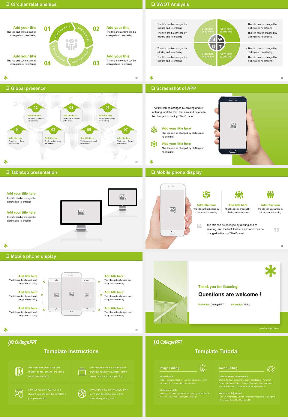 University of Communication and Design General PPT Template16:9 ratio PPT effect preview image5