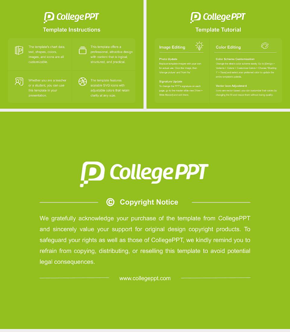 University of Communication and Design Course/Courseware Creation PPT Template4:3 ratio PPT effect preview image5