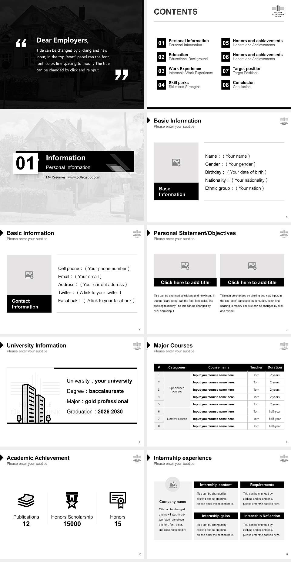 University of Church Music of the Evangelical Lutheran Church of Saxony Resume PPT Template4:3 ratio PPT effect preview image2