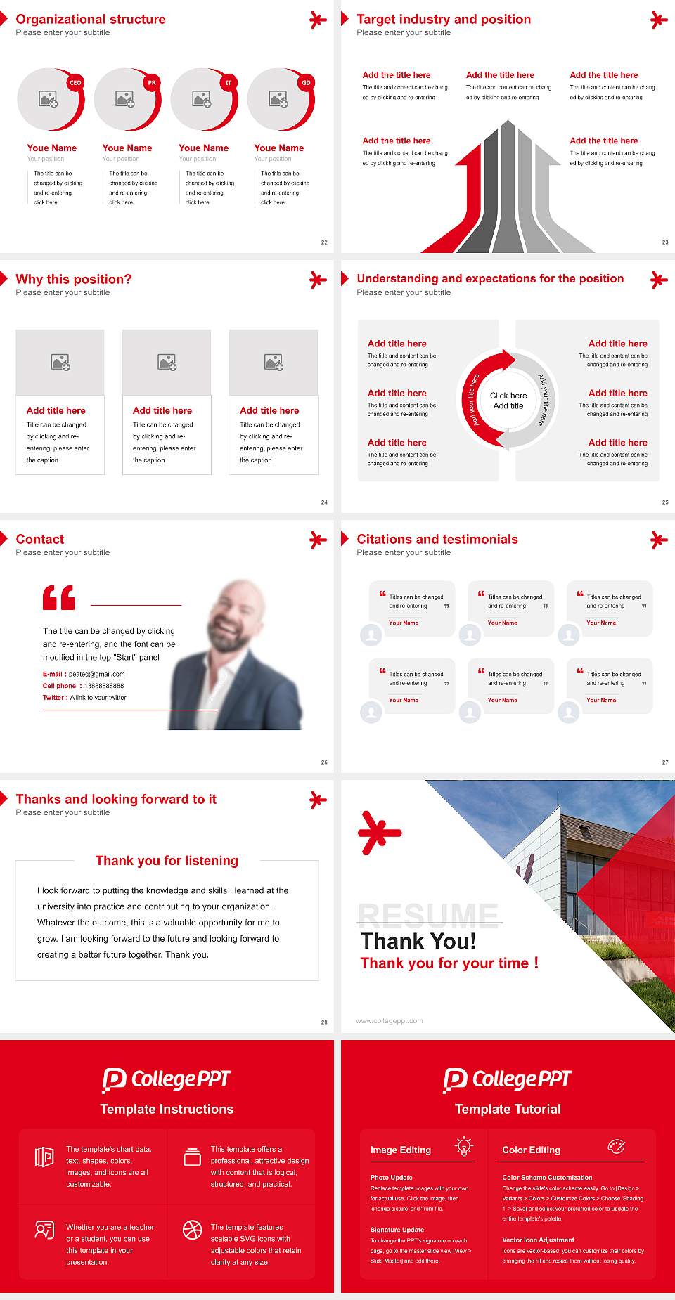 RheinMain University of Applied Sciences Resume PPT Template4:3 ratio PPT effect preview image4