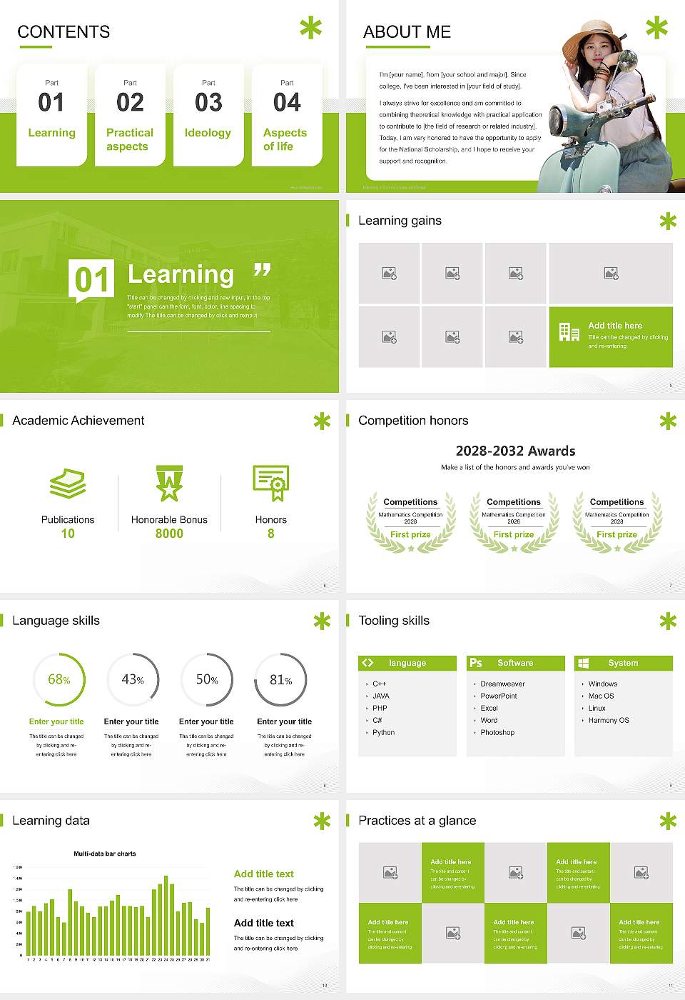 University of Communication and Design National Scholarship Defense PPT Template16:9 ratio PPT effect preview image2