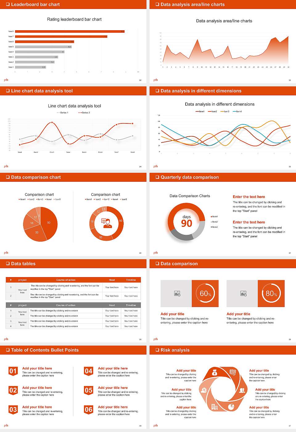 SRH University Heidelberg General PPT Template16:9 ratio PPT effect preview image4