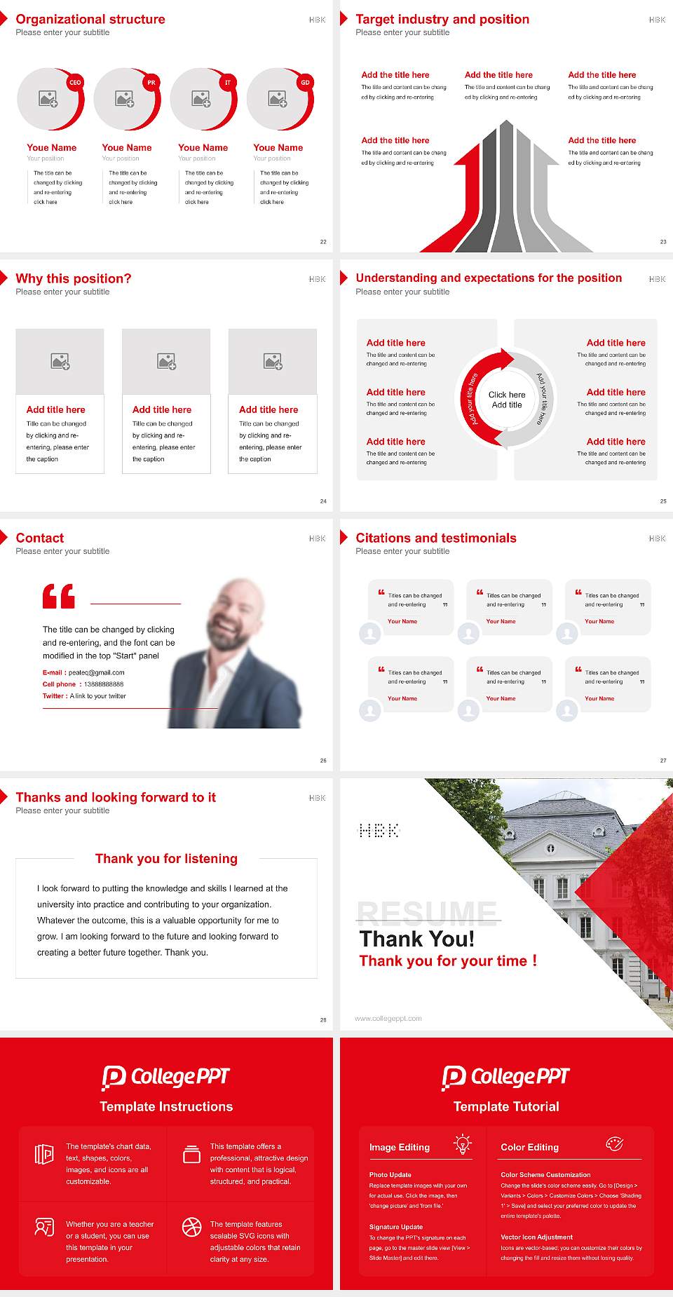 University of Fine Arts Saar Resume PPT Template4:3 ratio PPT effect preview image4