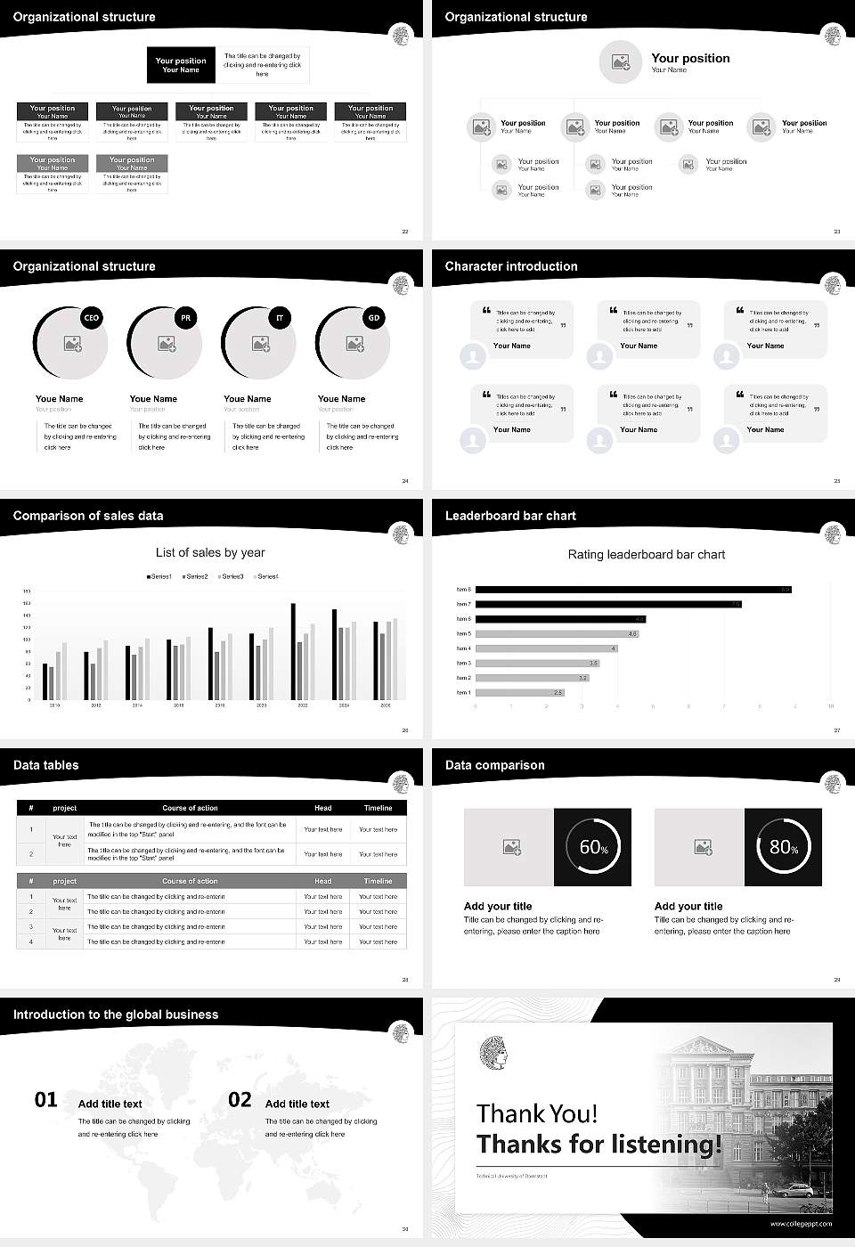Technical University of Darmstadt Academic Presentation/Research Findings Report PPT Template16:9 ratio PPT effect preview image4