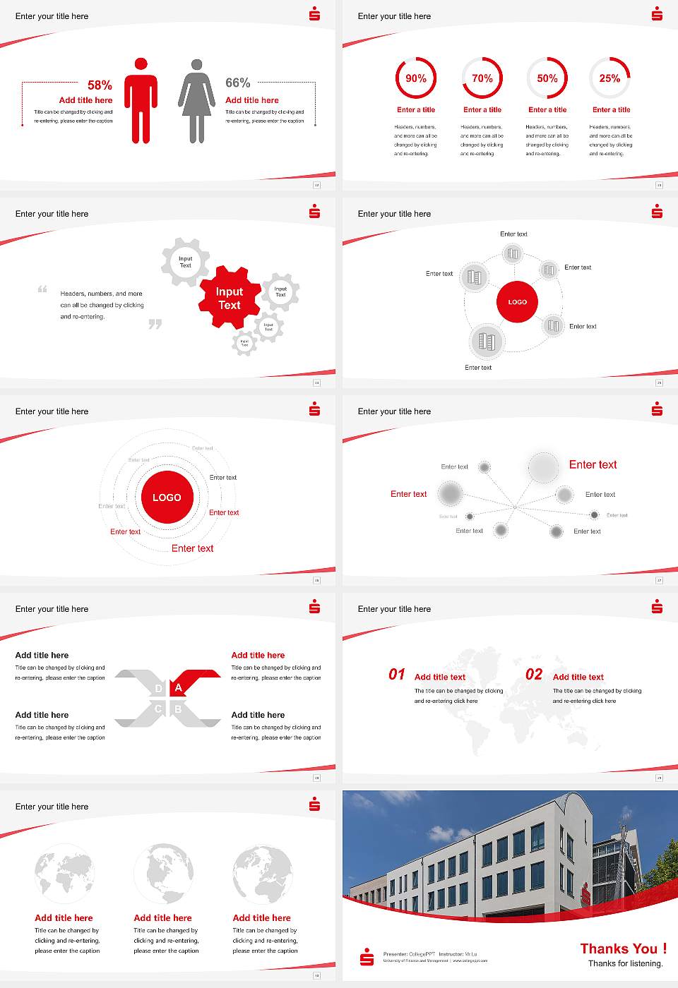 University of Finance and Management Course/Courseware Creation PPT Template16:9 ratio PPT effect preview image4