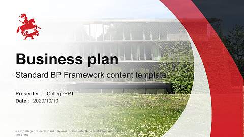 Sankt Georgen Graduate School of Philosophy and Theology Competition/Entrepreneurship Contest PPT Template