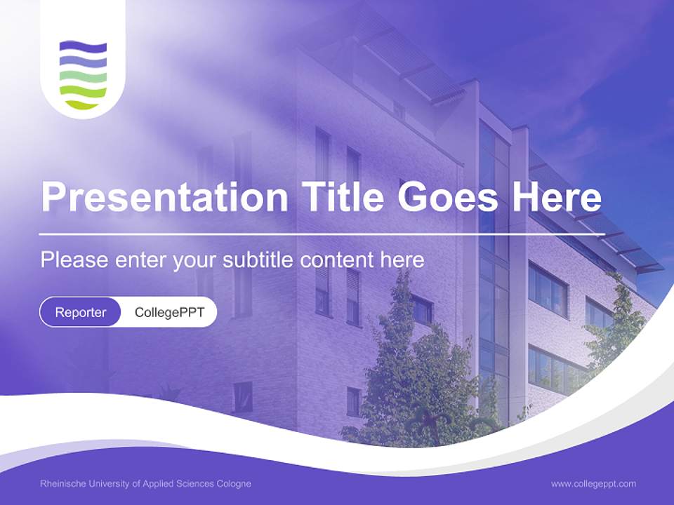 Rheinische University of Applied Sciences Cologne Lecture Sharing and Networking Event PPT Template4:3 ratio PPT effect preview image4