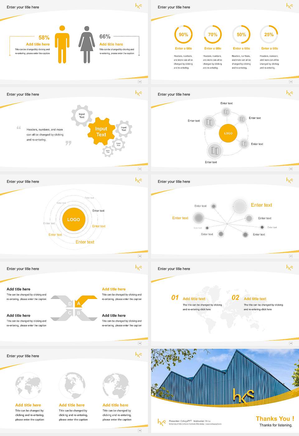 University of Arts in Social Contexts Ottersberg Course/Courseware Creation PPT Template16:9 ratio PPT effect preview image4
