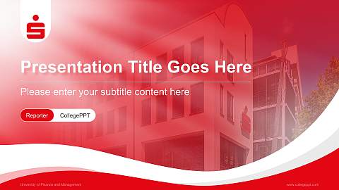 University of Finance and Management Lecture Sharing and Networking Event PPT Template