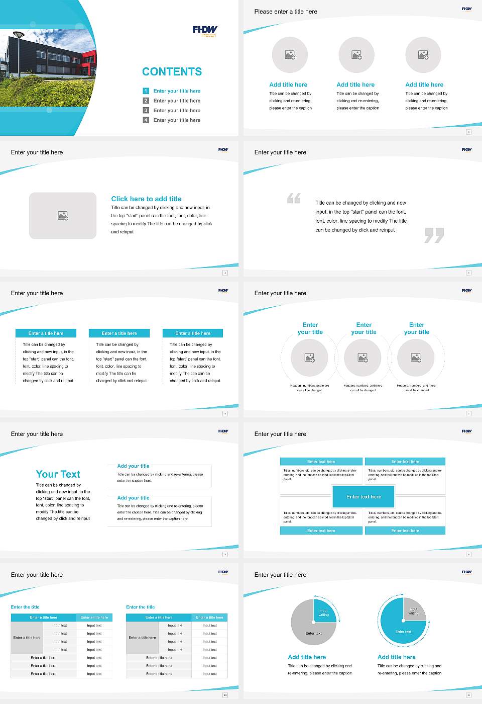 University of Applied Sciences for Business – Mettmann campus Course/Courseware Creation PPT Template16:9 ratio PPT effect preview image2