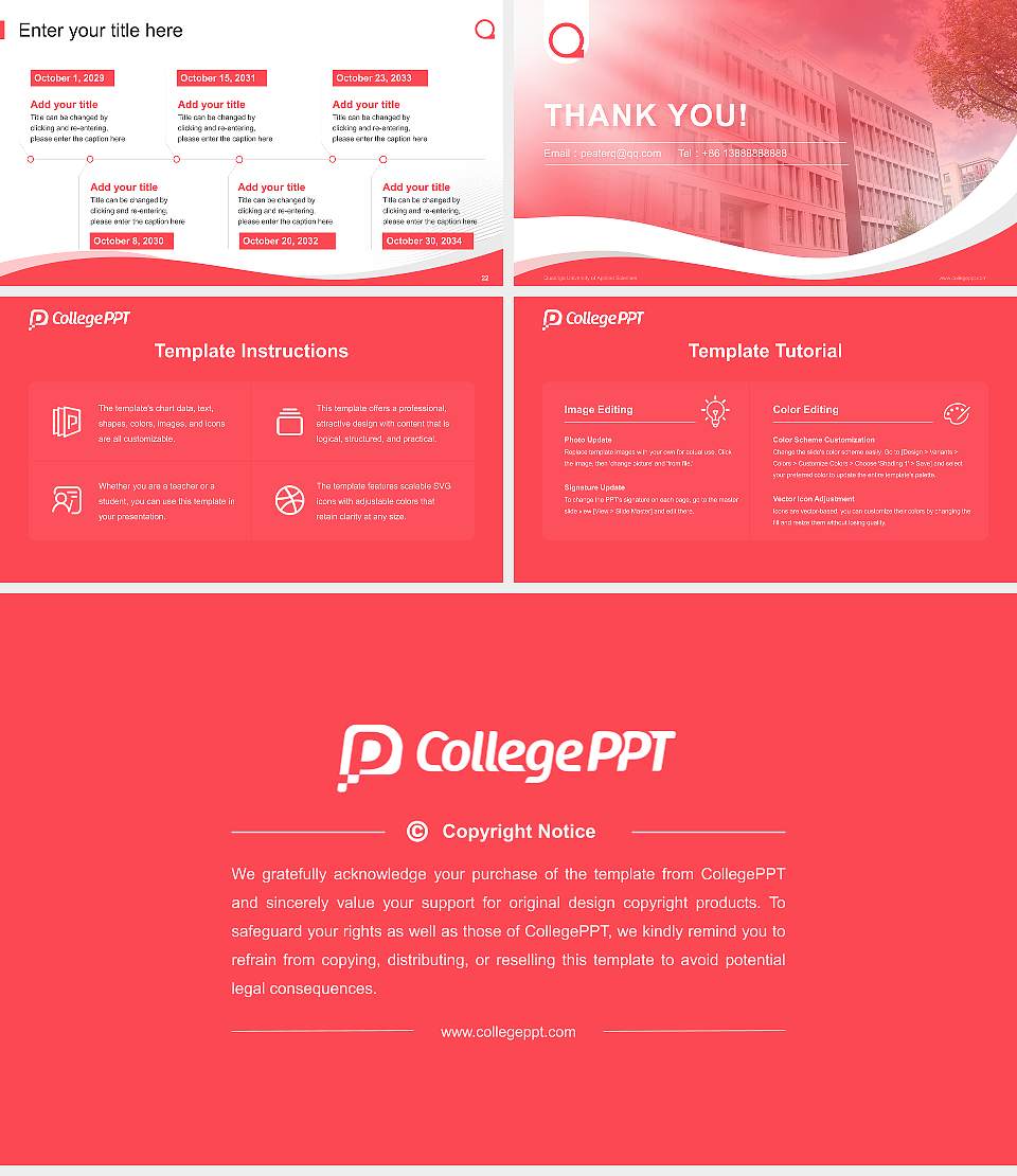 Quadriga University of Applied Sciences Lecture Sharing and Networking Event PPT Template16:9 ratio PPT effect preview image4