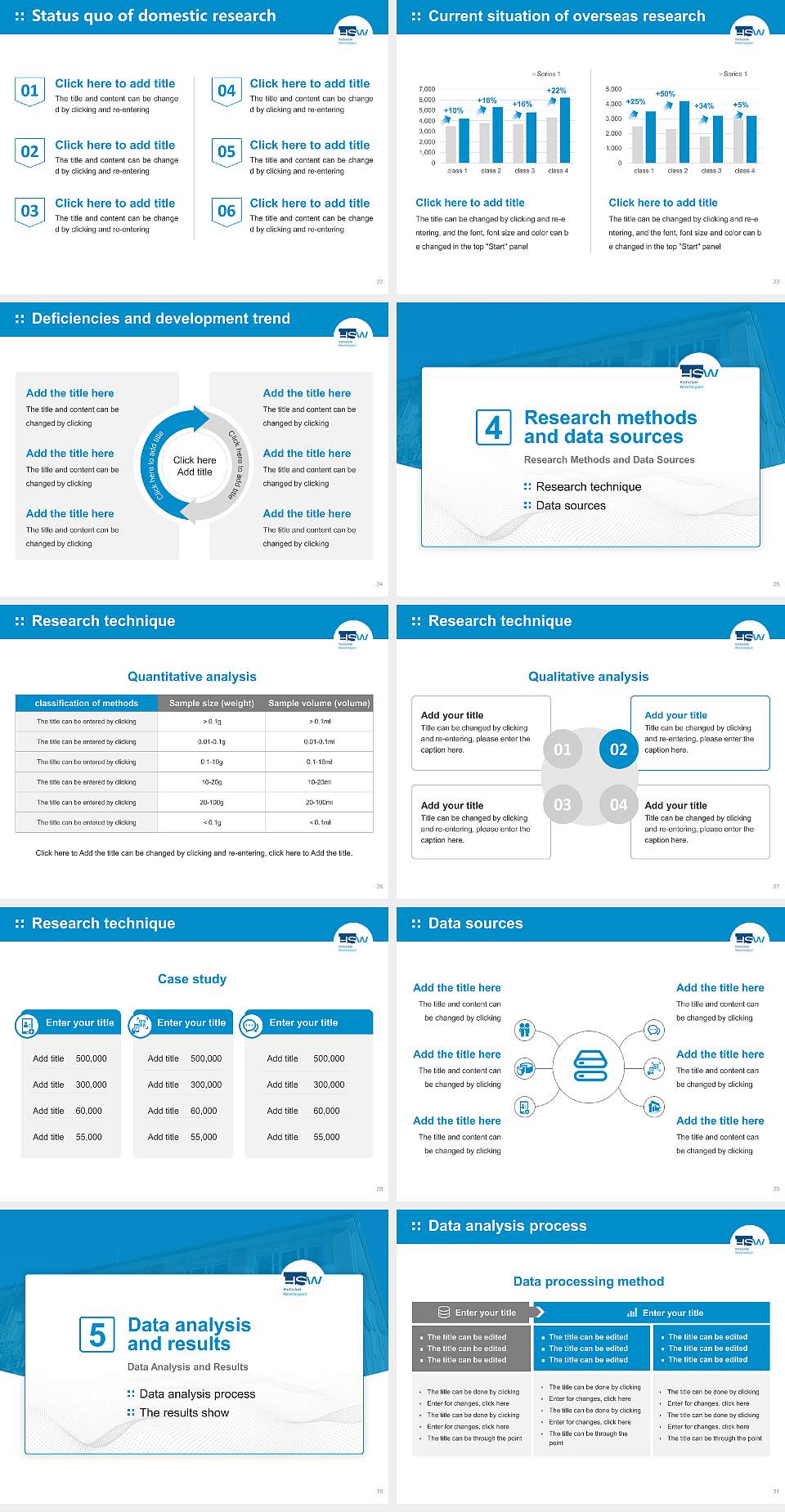 University of Applied Sciences Weserbergland Graduation Thesis Defense PPT Template4:3 ratio PPT effect preview image4