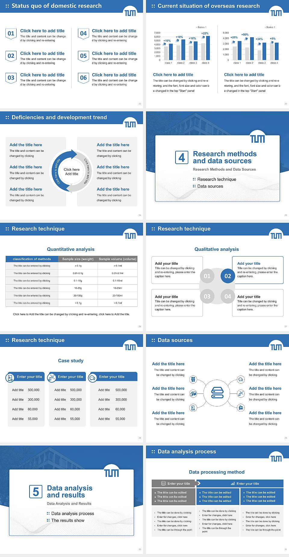 Technical University of Munich Graduation Thesis Defense PPT Template4:3 ratio PPT effect preview image4