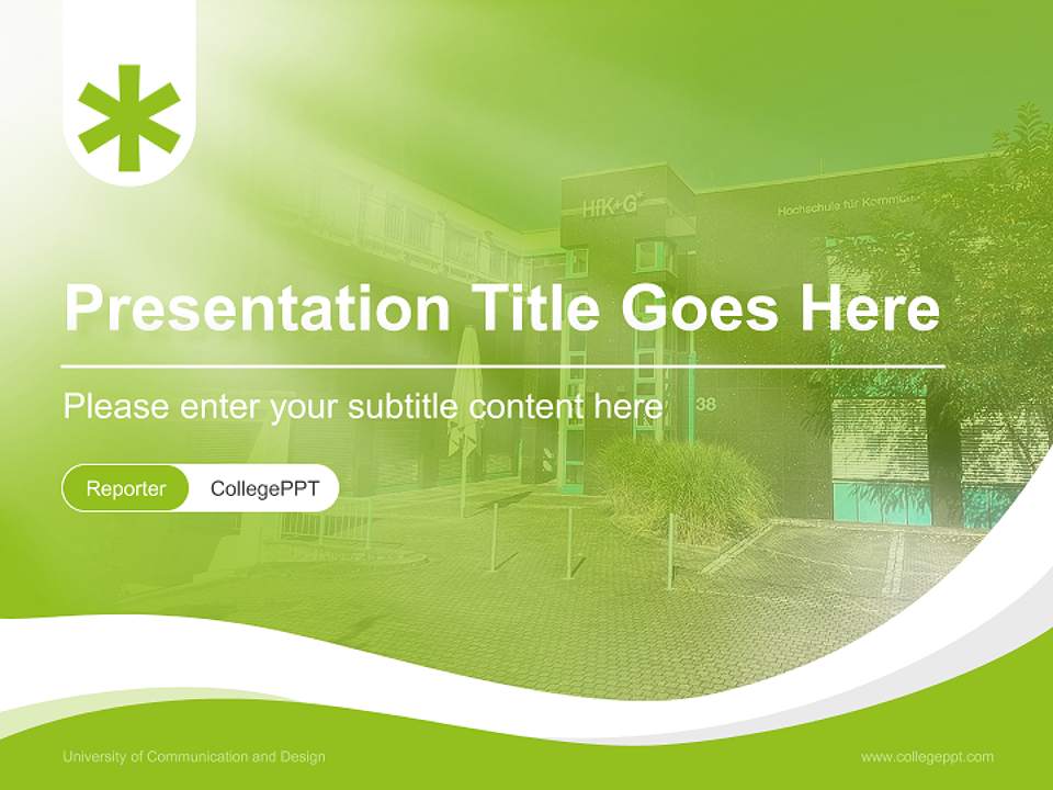 University of Communication and Design Lecture Sharing and Networking Event PPT Template4:3 ratio PPT effect preview image4