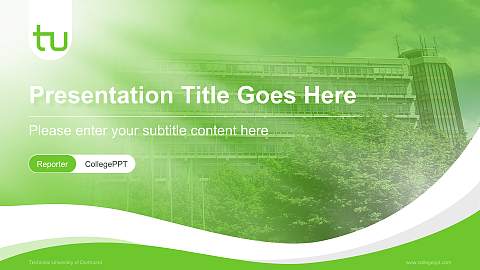 Technical University of Dortmund Lecture Sharing and Networking Event PPT Template