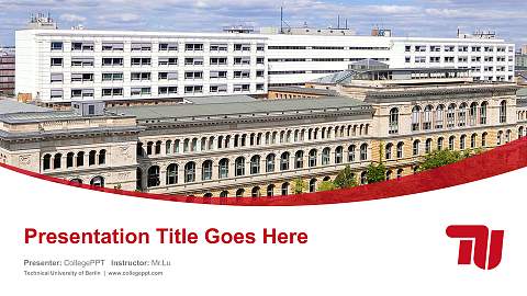 Technical University of Berlin Course/Courseware Creation PPT Template
