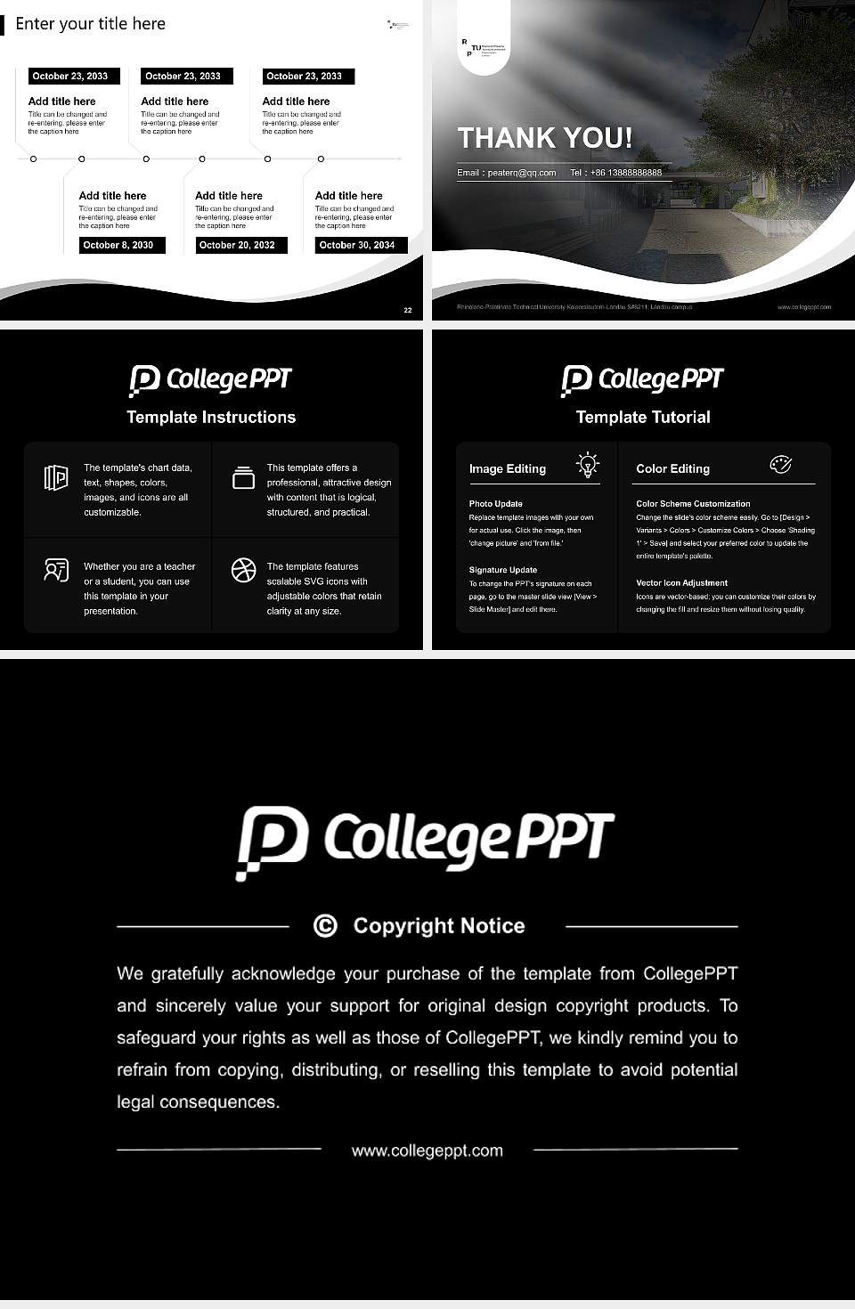 Rhineland-Palatinate Technical University Kaiserslautern-Landau – Landau campus Lecture Sharing and Networking Event PPT Template4:3 ratio PPT effect preview image4