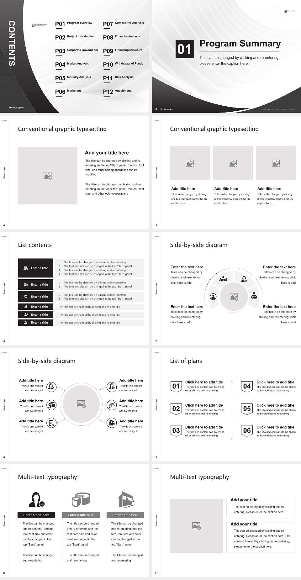Reutlingen University – Technology, Business, Informatics, Design Competition/Entrepreneurship Contest PPT Template4:3 ratio PPT effect preview image2