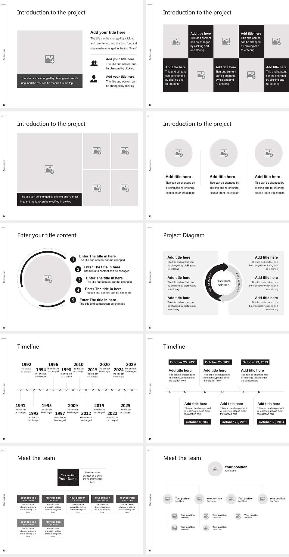 Reutlingen University – Technology, Business, Informatics, Design Competition/Entrepreneurship Contest PPT Template4:3 ratio PPT effect preview image3