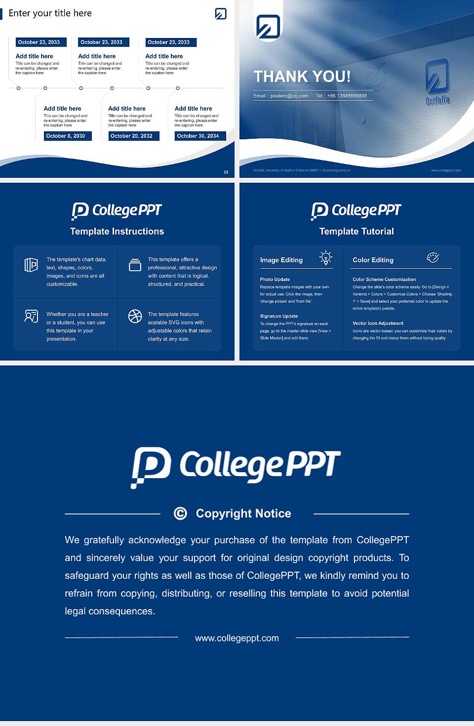 Ostfalia University of Applied Sciences – Suderburg campus Lecture Sharing and Networking Event PPT Template4:3 ratio PPT effect preview image4