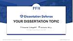 PFH Private University Göttingen थीसिस रक्षा PPT टेम्पलेट