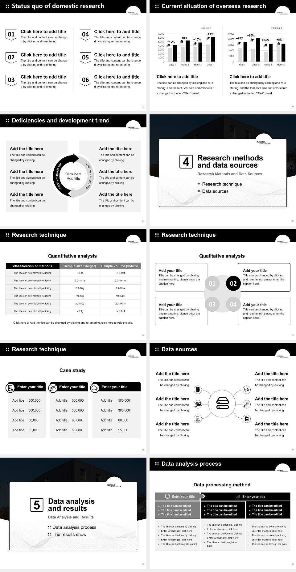 Muthesius Academy of Fine Arts and Design Graduation Thesis Defense PPT Template4:3 ratio PPT effect preview image4
