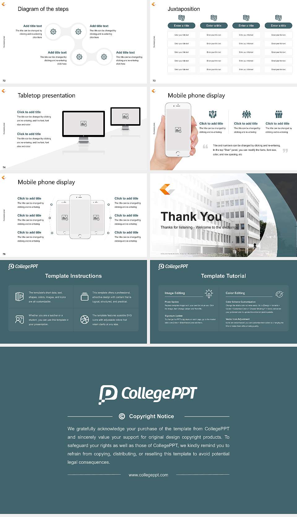 Kolping University of Applied Sciences Competition/Entrepreneurship Contest PPT Template16:9 ratio PPT effect preview image9