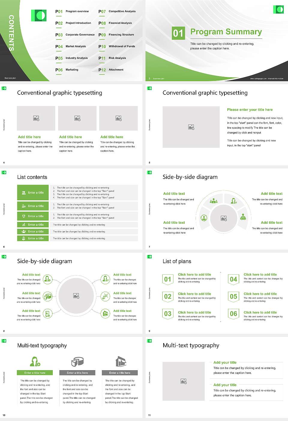 Lübeck Academy of Music Competition/Entrepreneurship Contest PPT Template16:9 ratio PPT effect preview image2
