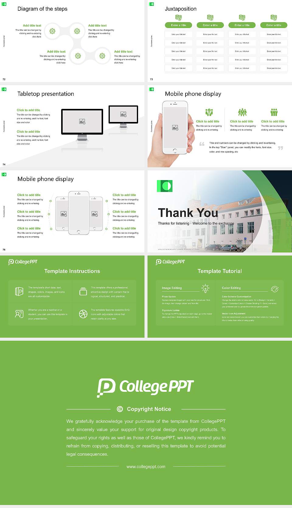 Lübeck Academy of Music Competition/Entrepreneurship Contest PPT Template16:9 ratio PPT effect preview image9